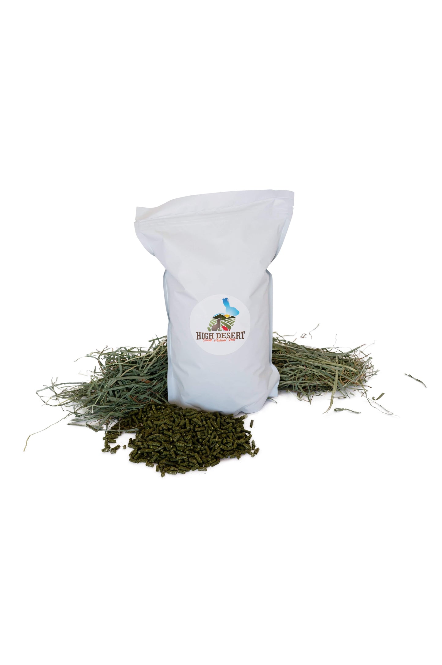 Dust-free Timothy hay pellets for guinea pigs, chinchillas