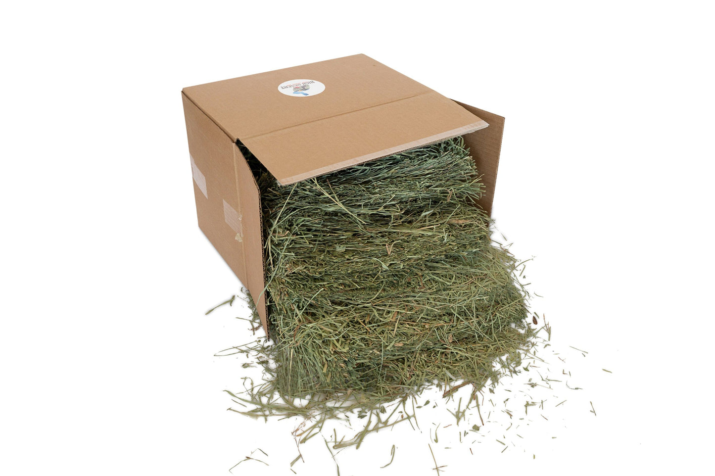 High Desert hay in a box