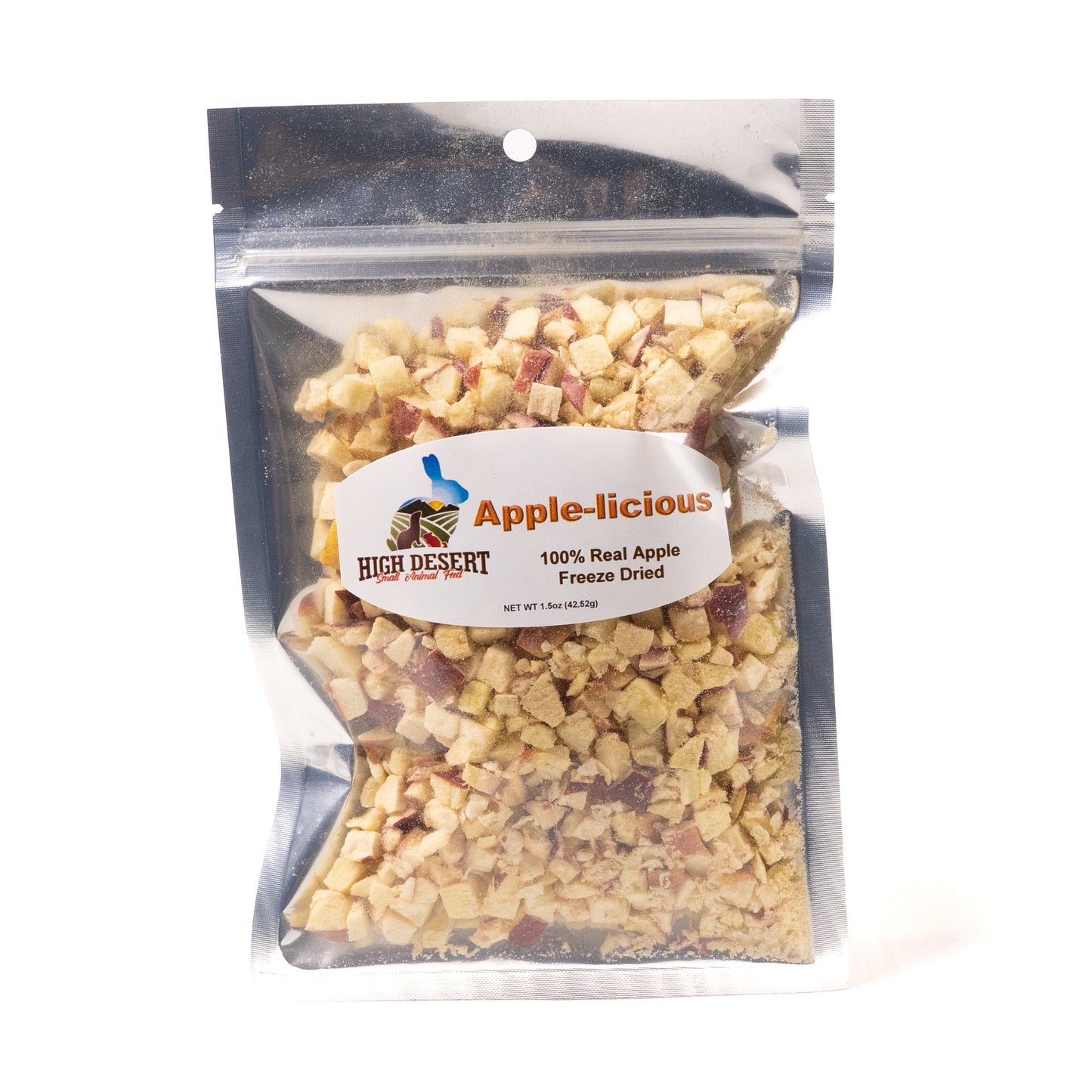 High Desert Freeze-Dried Apples, 5 oz resealable bag