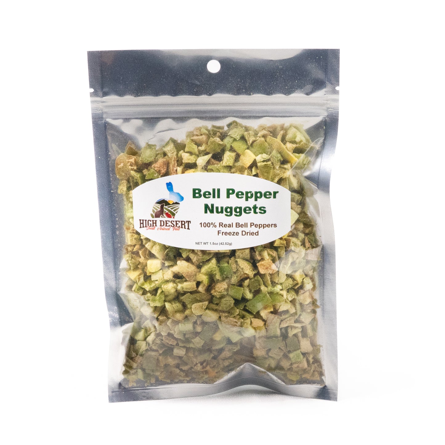Freeze-dried bell peppers for small animals, 5 oz
