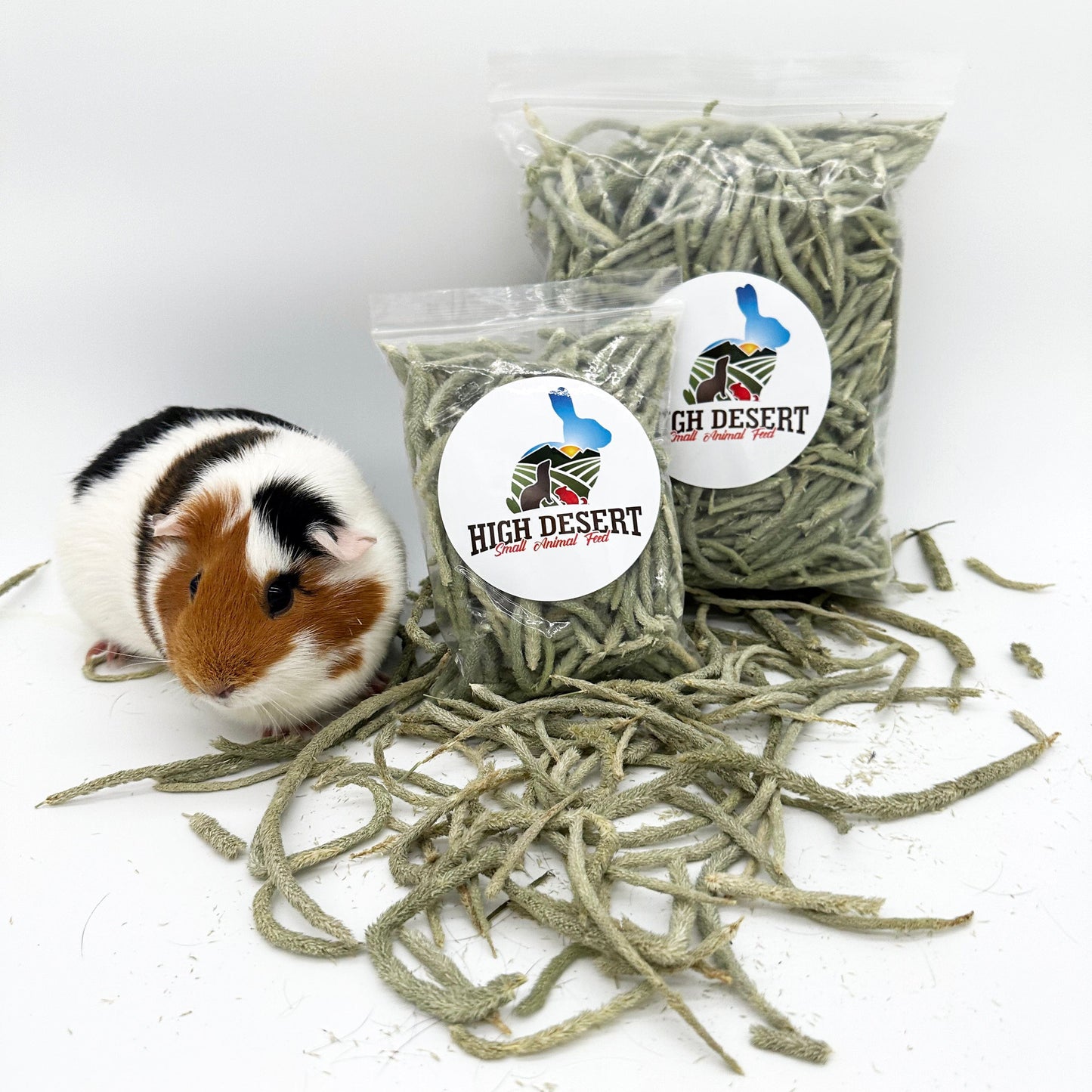 Natural timothy hay snack for happy bunnies and guinea pigs