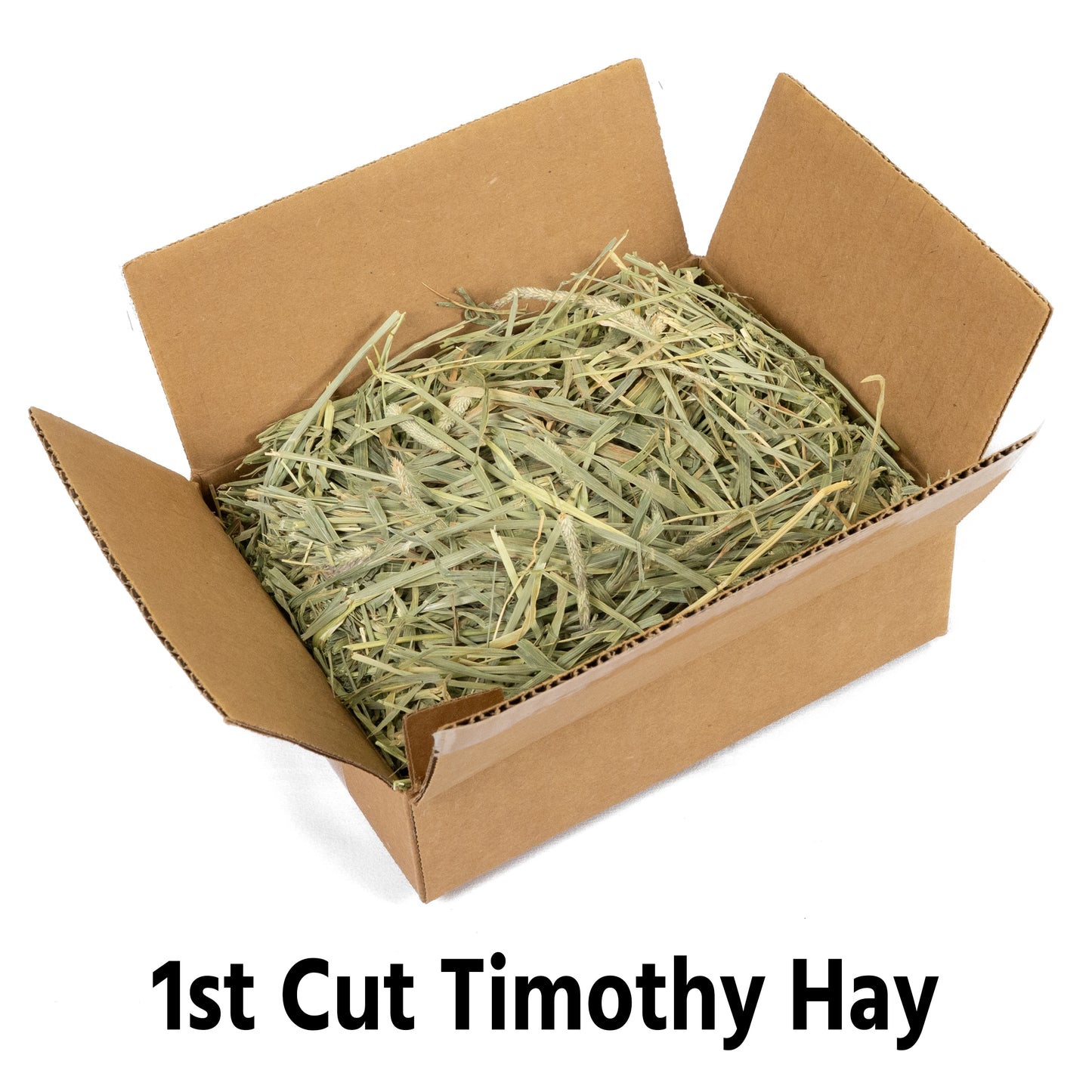 Small-animal hay and pellet sampler with first- and second-cut Timothy, orchard grass, and alfalfa