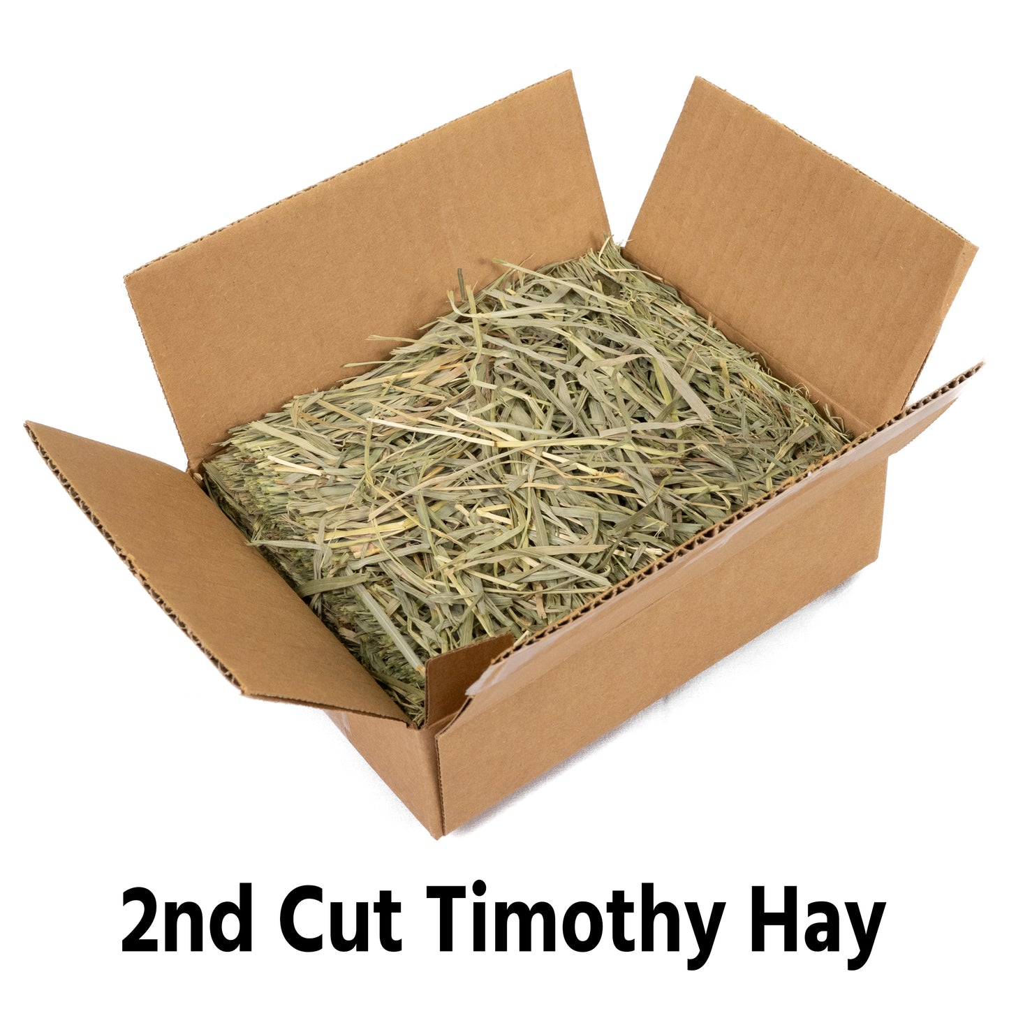 Small-animal hay and pellet sampler with first- and second-cut Timothy, orchard grass, and alfalfa