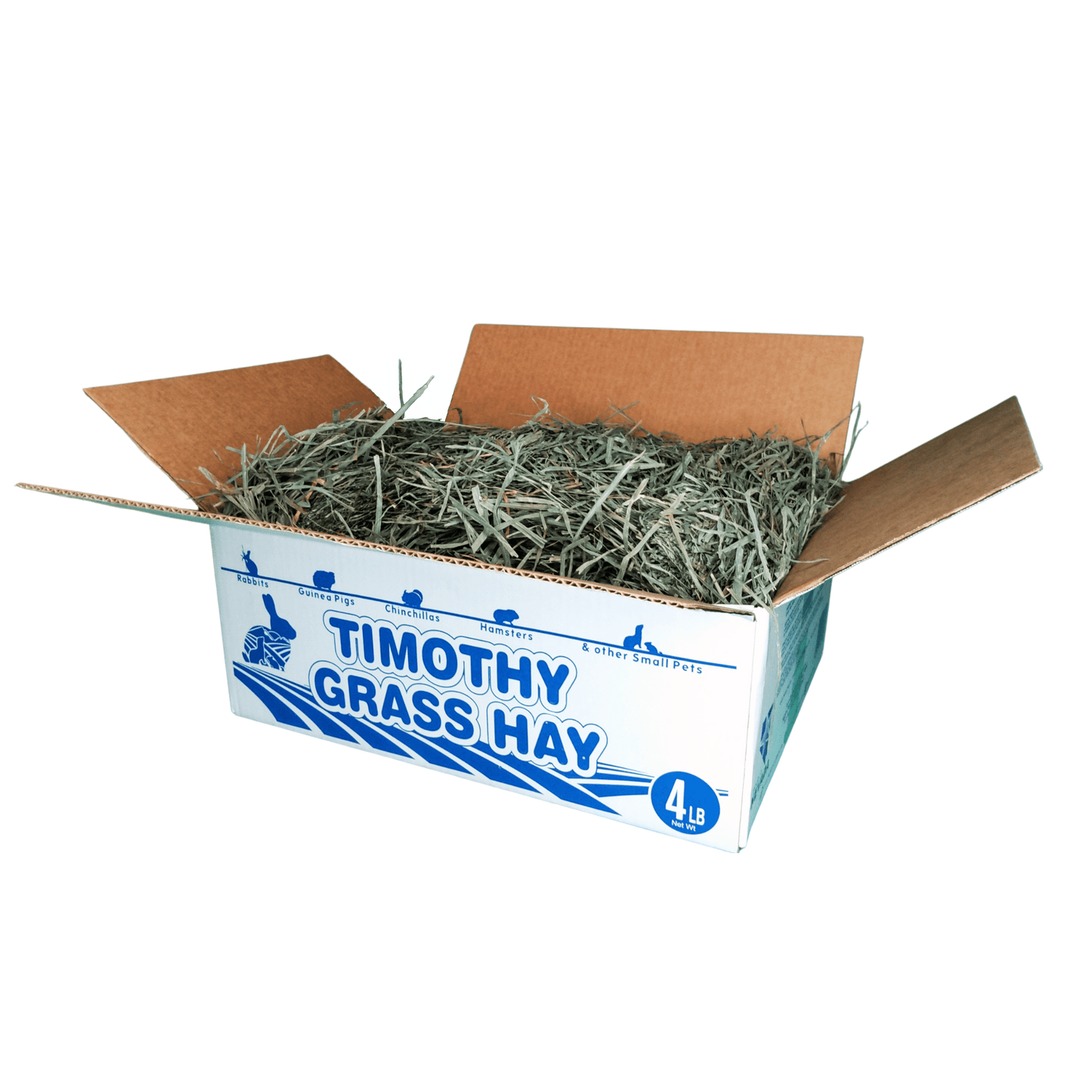 Box of Timothy grass hay.