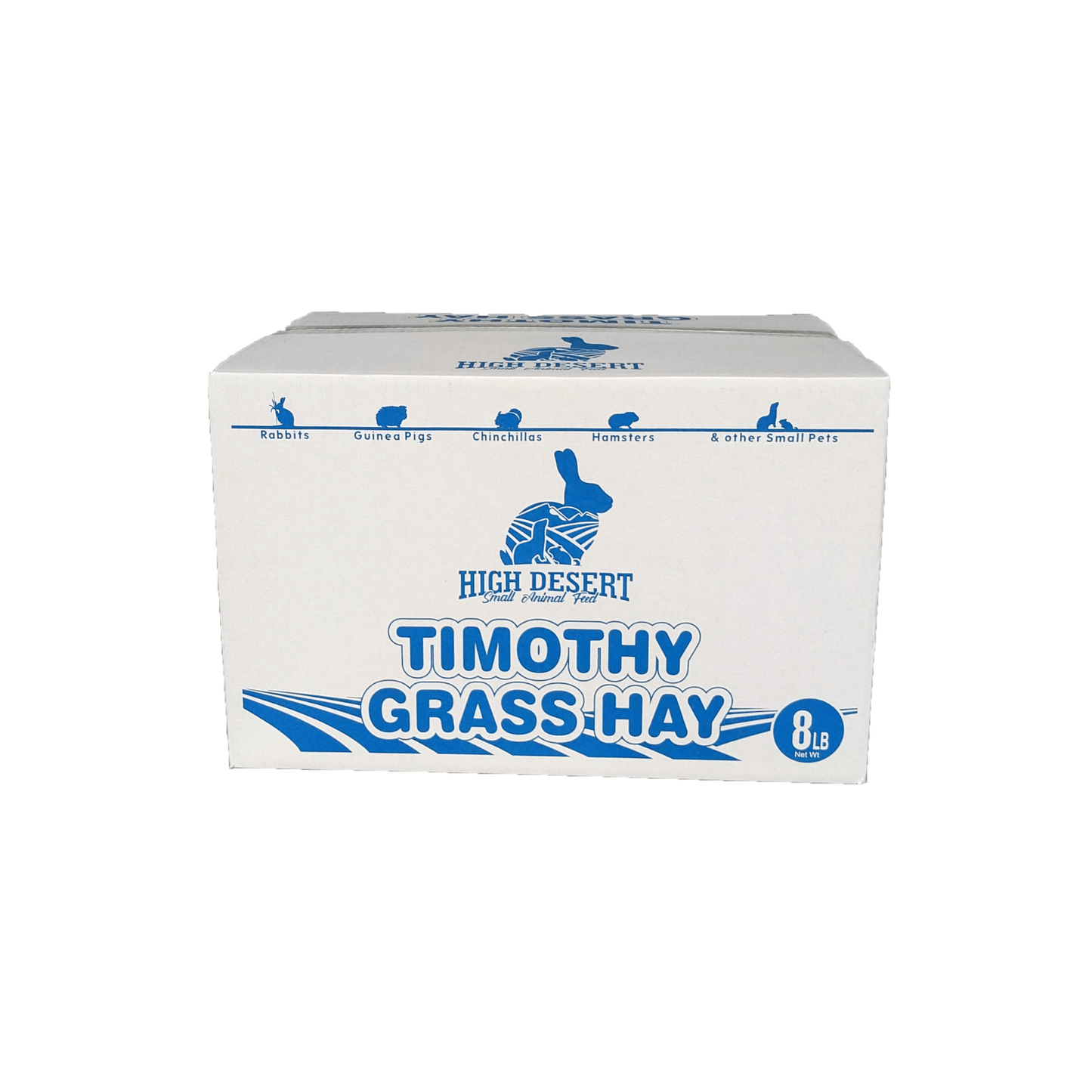 White box of Timothy grass hay.