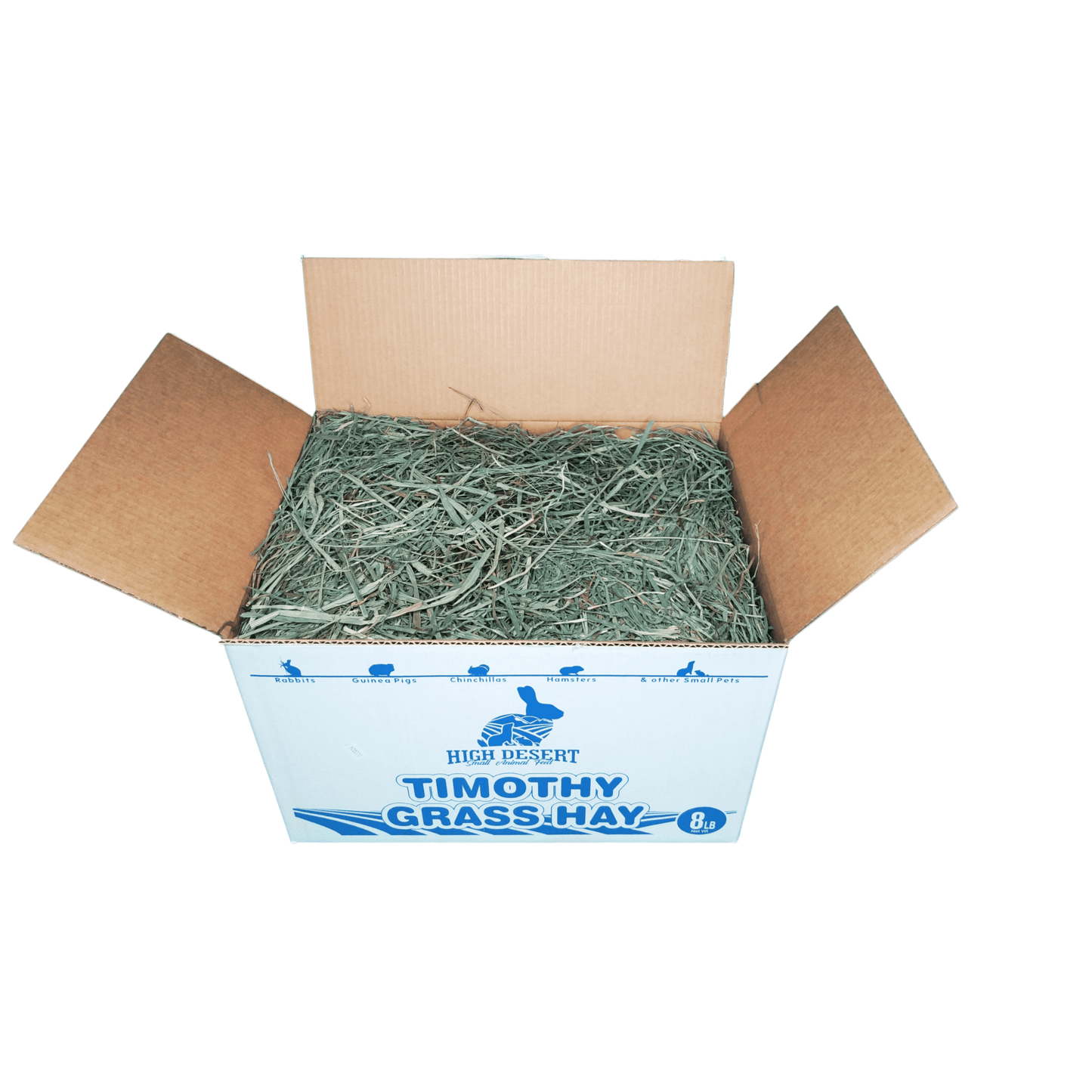 Box of Timothy grass hay.