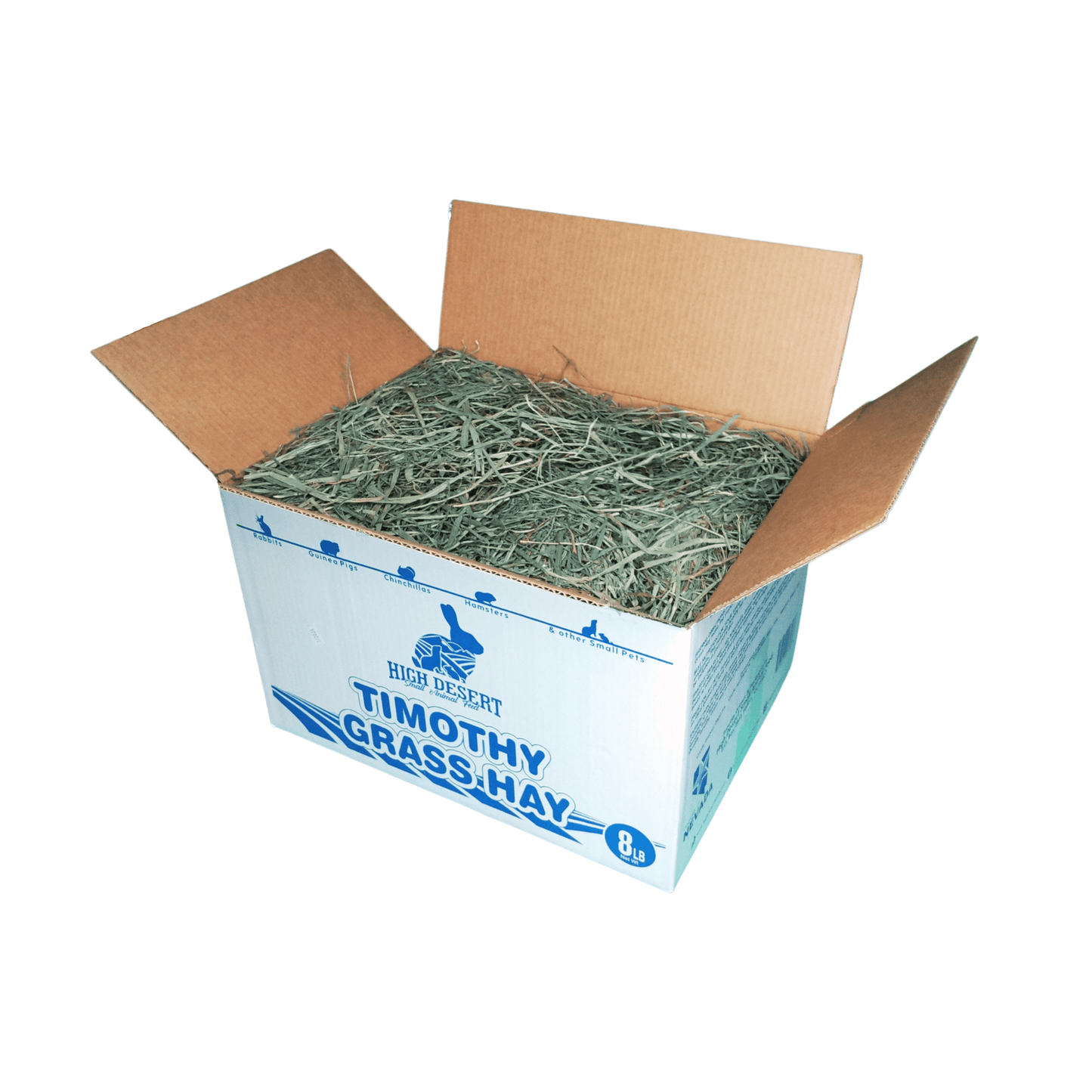 Box of Timothy grass hay.