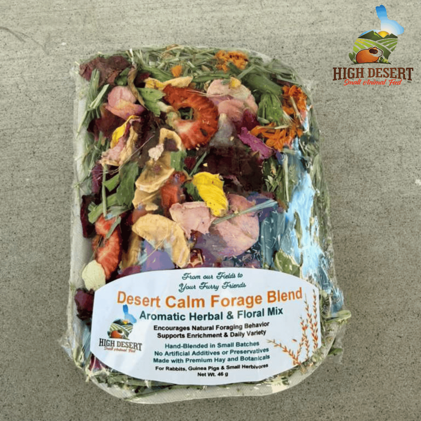 High Desert Natural Forage Blend for Rabbits, Guinea Pigs & Small Pets