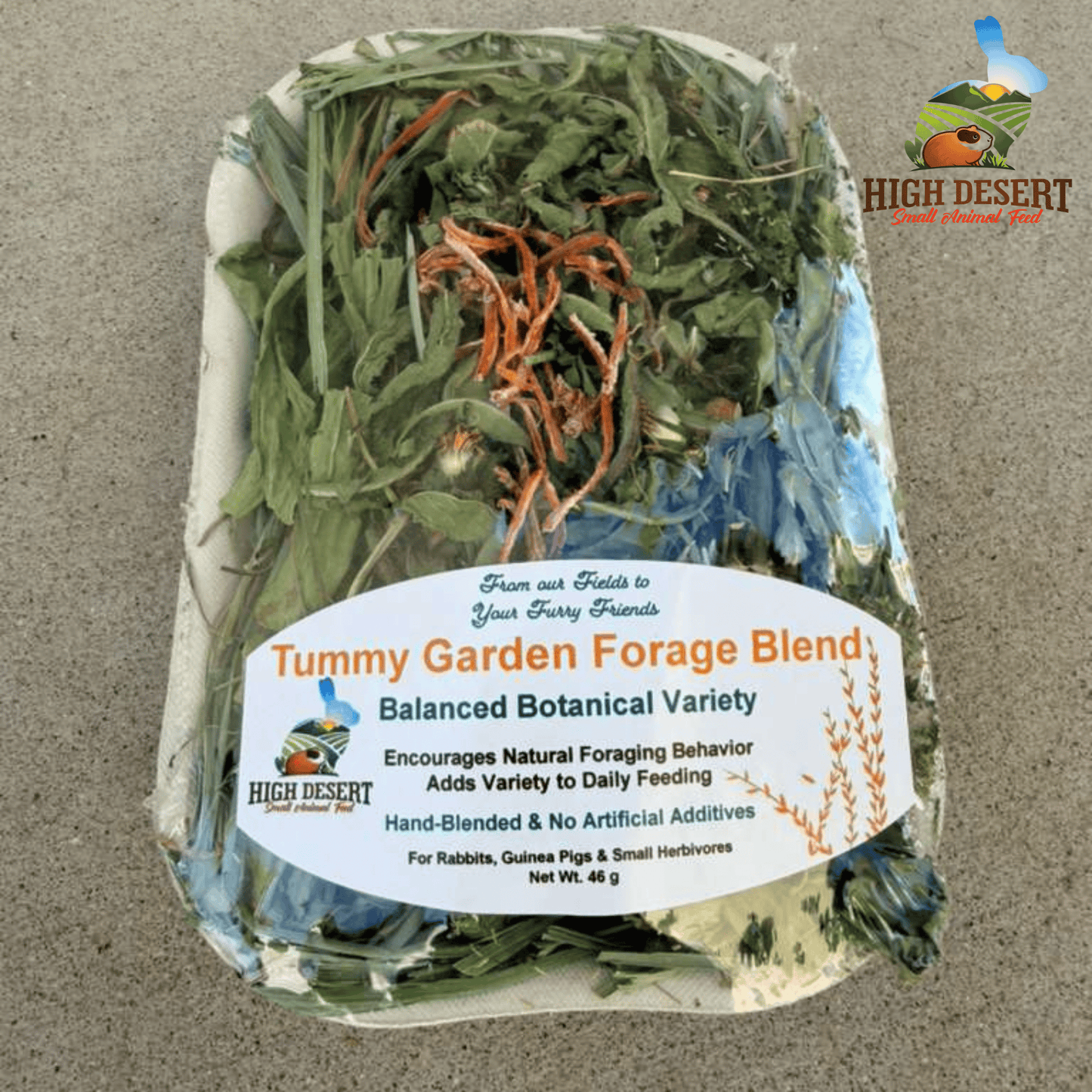 High Desert Natural Forage Blend for Rabbits, Guinea Pigs & Small Pets