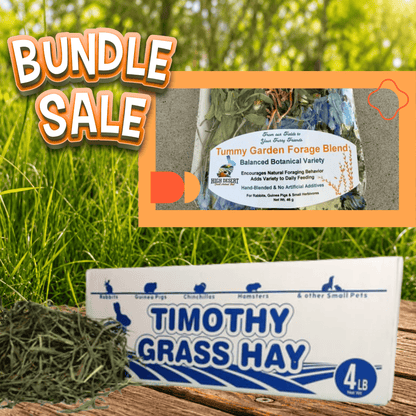 High Desert Daily Fiber & Tummy Support Bundle for rabbits, guinea pigs, chinchillas, and other small animals