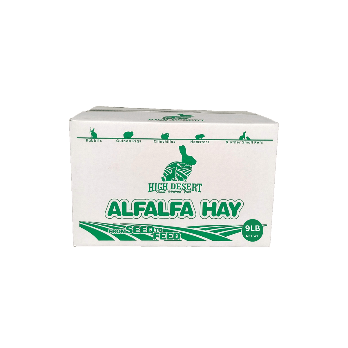 100% Pure Alfalfa Hay for Rabbits, Guinea Pigs, & Small Pets