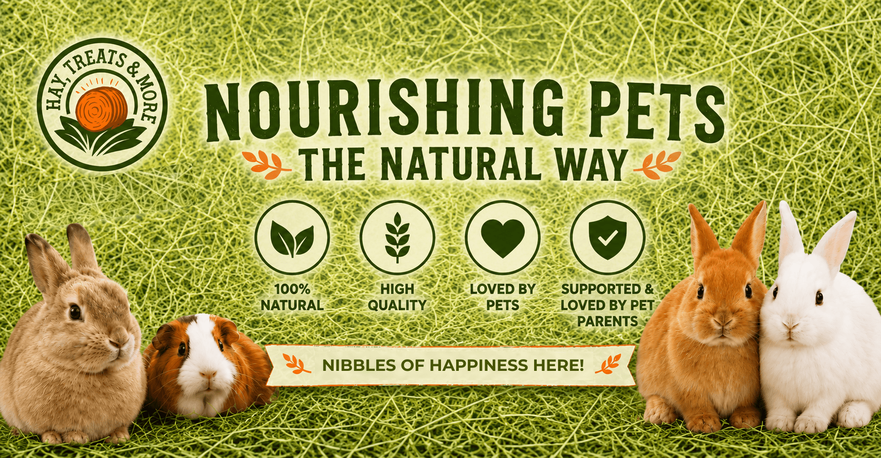 Desktop banner for high desert small animal feeds