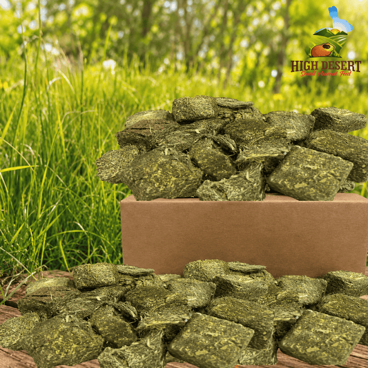 High Desert Feeds Alfalfa Cubes for Rabbits, Guinea Pigs & Small Pets