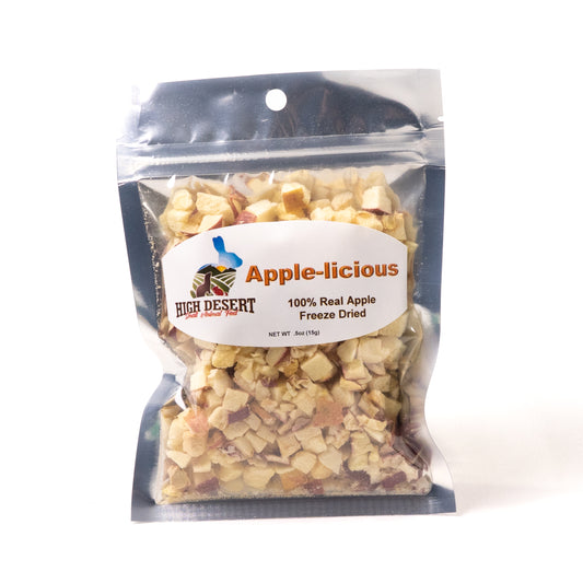 5 oz bag of freeze-dried apple slices for small pets