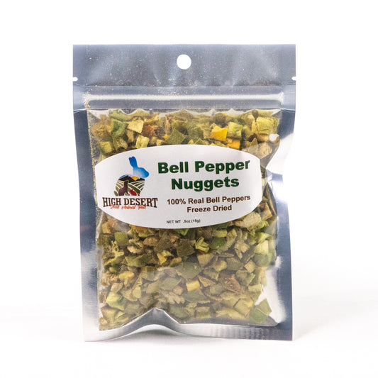 Freeze-dried bell pepper slices, 5 oz