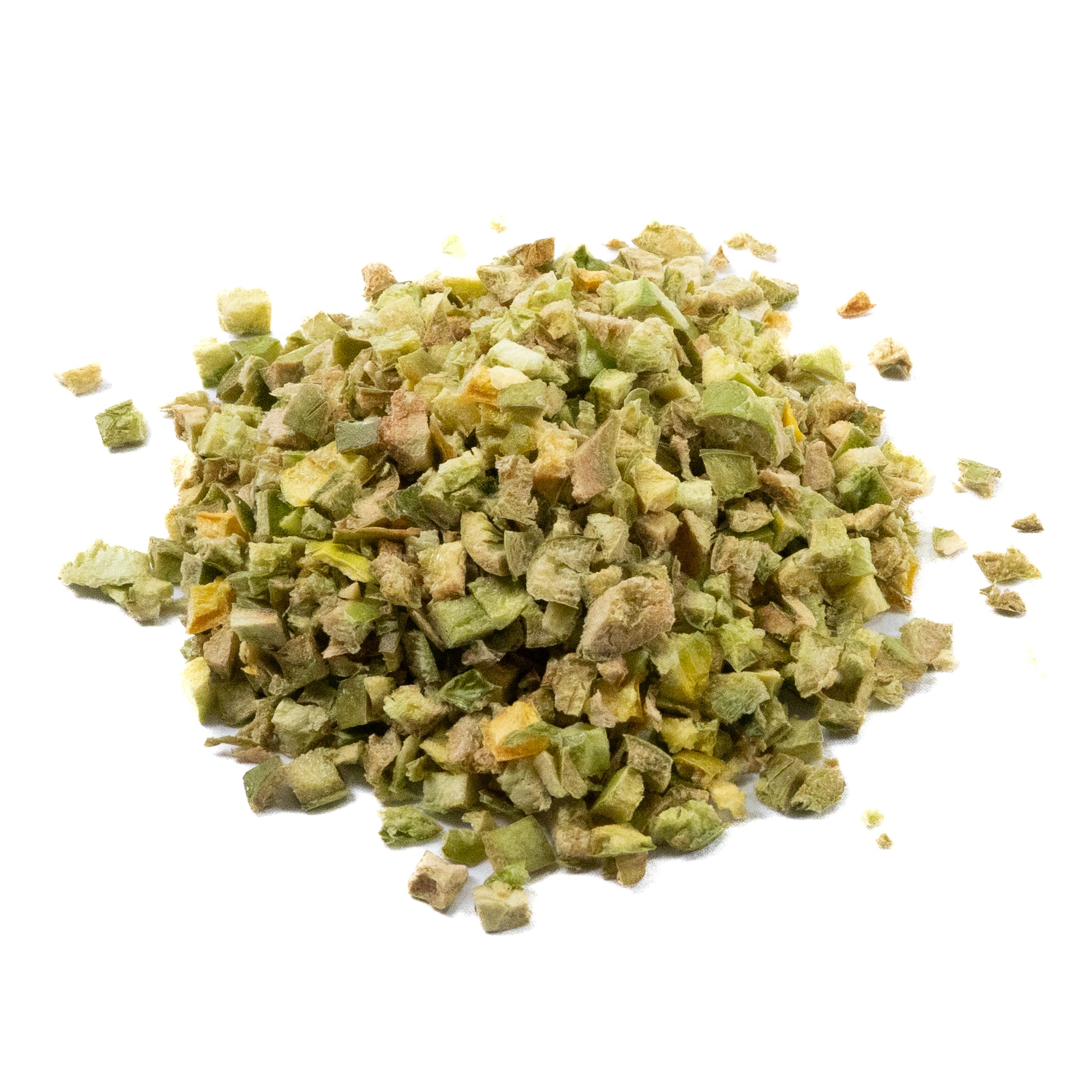Freeze-dried red and green bell peppers, 5 oz