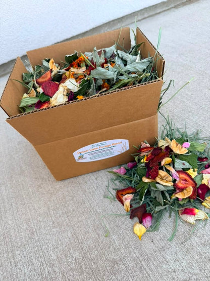 High Desert Natural Forage Blend in a Box for Rabbits, Guinea Pigs & Small Pets