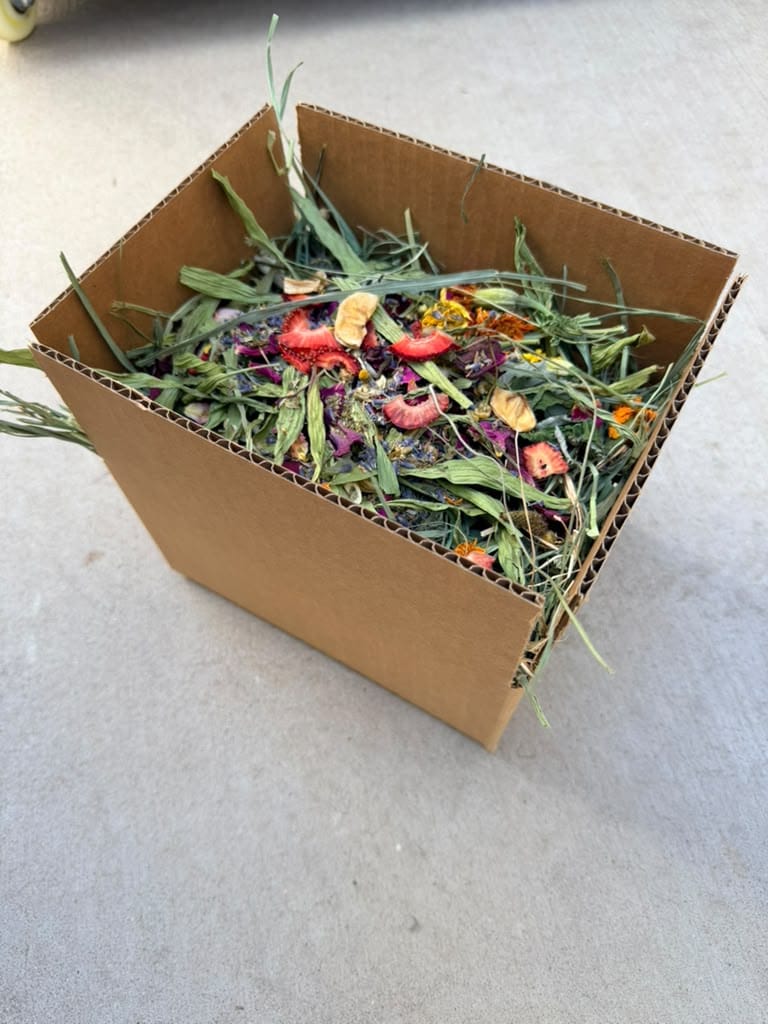 High Desert Natural Forage Blend in a Box for Rabbits, Guinea Pigs & Small Pets