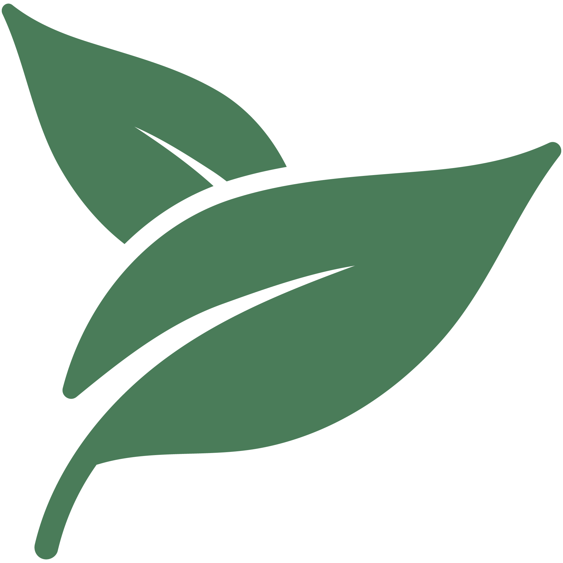 Icon of green leaves