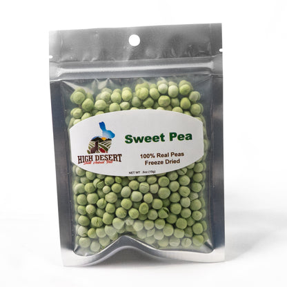 Freeze-dried peas for small pets