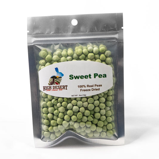 Freeze-dried peas for small pets