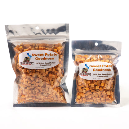 High-quality freeze-dried sweet potato treats for rabbits and rodents